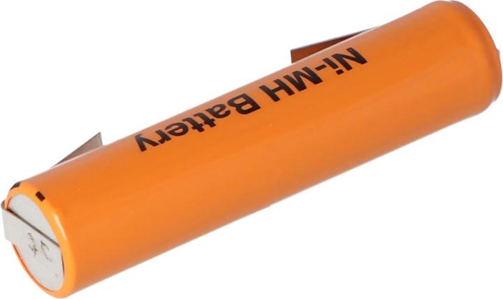 Actual product image Panasonic Flat rate battery HHR-70AAAE4 / AAA with solder tag U-shape (1 pcs., AAA, 700 mAh)