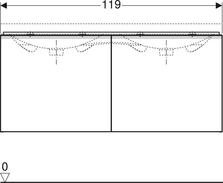 Immagine prodotto Geberit 500.613.16.1 (119 x 47,5 x 53,5 cm)