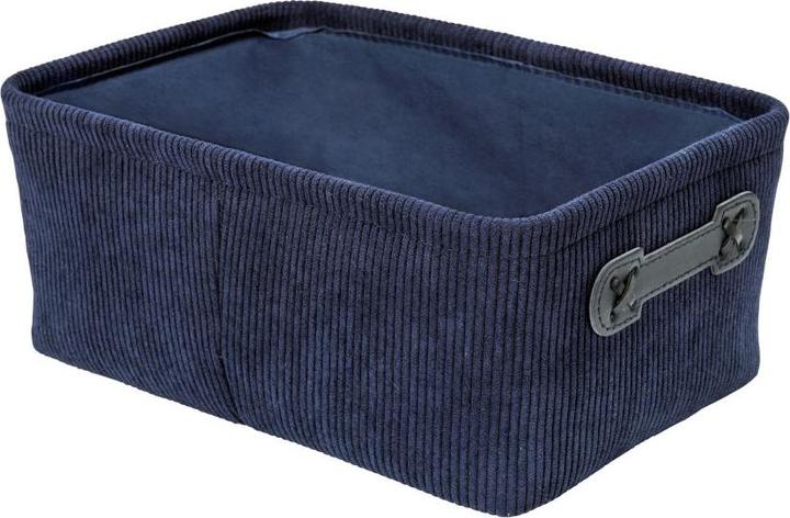 Image du produit Wenko Corbeille de salle de bain Anela, bleu foncé