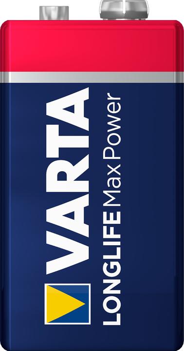 Produktbild Varta Longlife Max Power (1 Stk., 9V Block, 580 mAh)