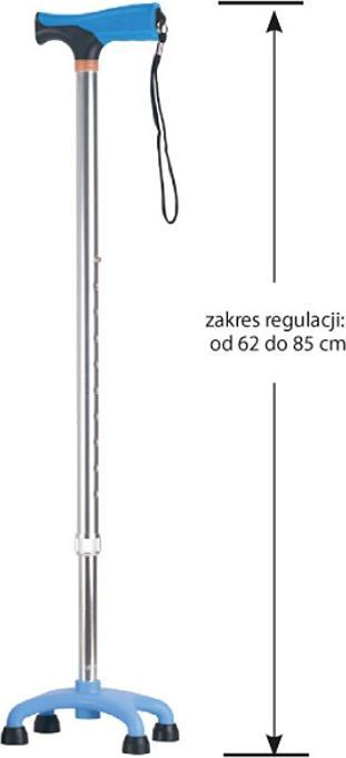 Actual product image ARmedical Laska - czwórnóg z miękkim uchwytem - niebieski AR-017