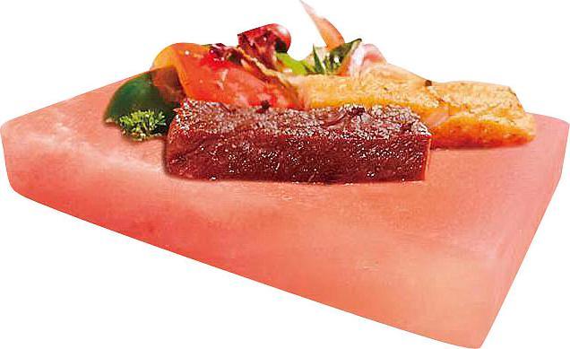 Produktbild Rosenstein & Söhne 4er-Set Salzsteine zum Grillen, 10 x 20 x 2,5 cm
