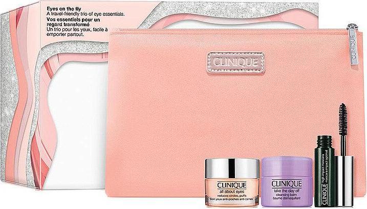 Clinique All About Eyes Value Set with All about eyes 15 ML TTDO 30 ML (Free) High Impact Mascara (Set, 33.50 ml, Day)