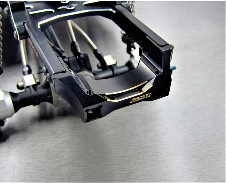 Actual product image Samix TRX-4 brass rear bumper mount set SAMtrx4-4061