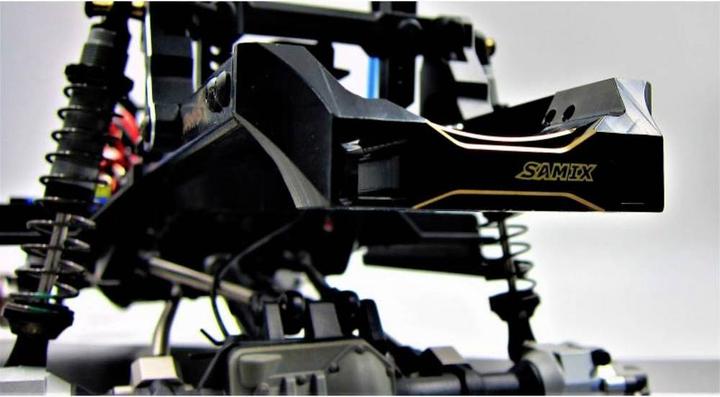 Actual product image Samix TRX-4 brass rear bumper mount set SAMtrx4-4061