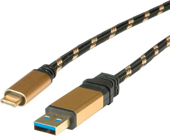Produktbild Roline USB A – USB C (0.50 m, USB 3.2 Gen 2, 4.50 W)