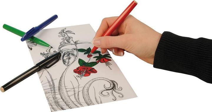 Actual product image Pentel sign pen (Red, 1 x)
