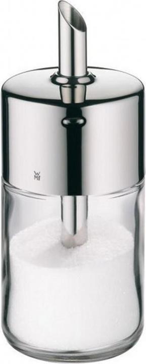 Produktbild WMF Zuckerstreuer Gewürzstreuer 240g für Zucker Kakao Barista Glas Edelstahl (0.25 l)
