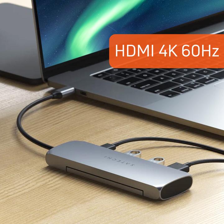 Actual product image Satechi Hybrid Multiport (USB-C, 7 Ports)