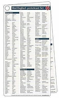 Produktbild Medizinisches Englisch pocketcard Set (Deutsch, Englisch, Börm Bruckmeier, 2011)