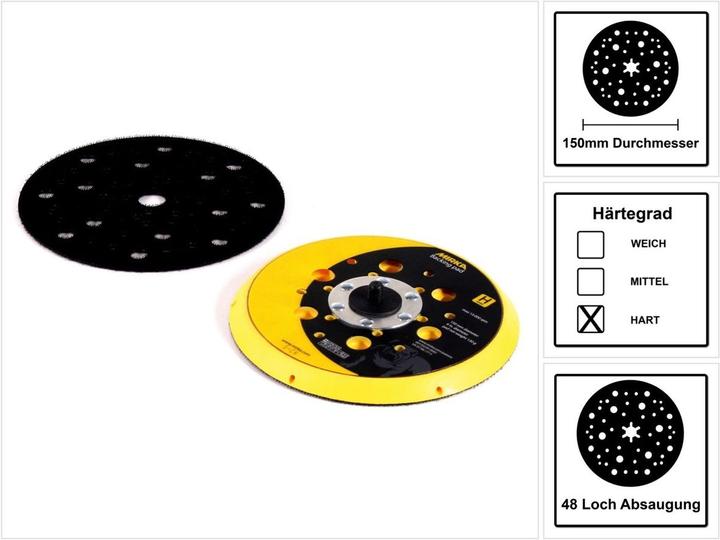 Actual product image Mirka Abranet Sanding disc Grip 150mm Hard ( 8292605021 )
