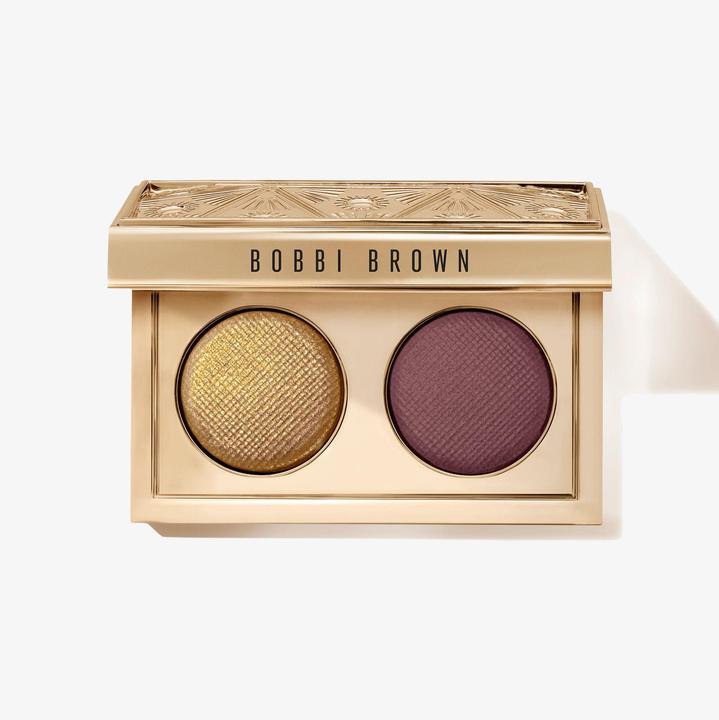 Actual product image Bobbi Brown Luxe Eye Shadow Duo Dancefl.Glam (Supernova, Midnight Toast, Frosted, Make a toast, Rich mat, Rich Lustre, Dancefloor Glam, Dream Gleam)