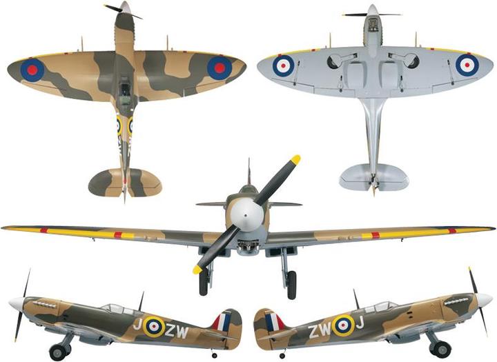 Actual product image TopFlite Giant Spitfire ARF
