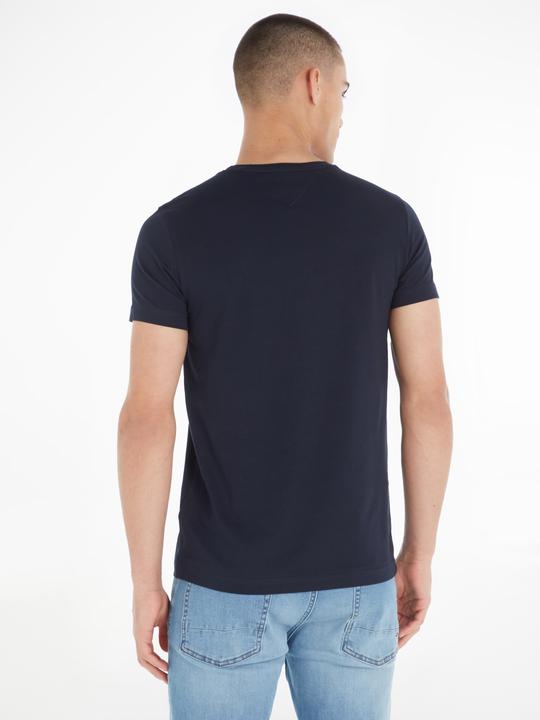 Actual product image Tommy Hilfiger Crew Neck T-Shirt Slim Fit Desert Sky (S)