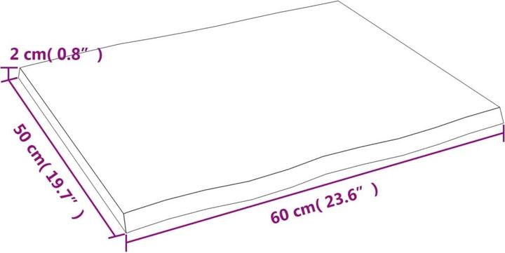 Actual product image VidaXL Chaim (60 x 50 x 2 cm)
