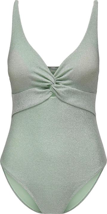 Only Onlmalibu Lurex Twist-Detail Swimsuit (S)