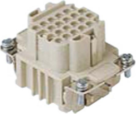 Actual product image ILME Socket insert size 44.27 24P+PECrimp connection 10A 250V CDDF 24