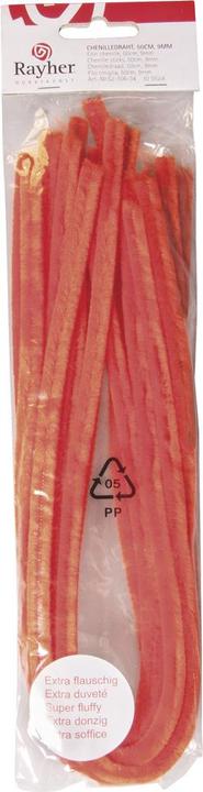 Produktbild Rayher Chenilledraht, orange, 10 Stück (0.50 m)
