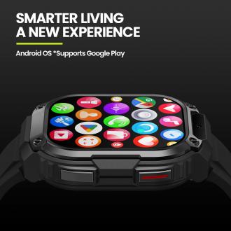 Actual product image Zeblaze Thor SQ Smartwatch - Black (4G)