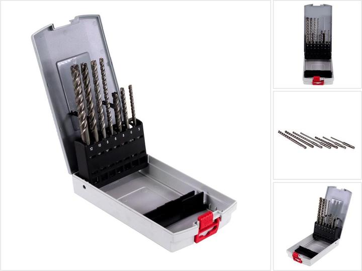 Image du produit Bosch Professional Zubehör Jeu de forets SDS Plus 7X (5.0 mm, 6.0 mm, Ø 8.0 mm, 12.0 mm, 10.0 mm)