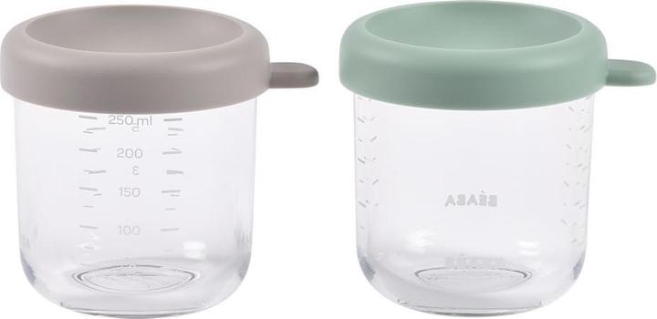 Immagine prodotto Beaba Set di porzioni di vetro 2 pz. 250ml verde/grigio