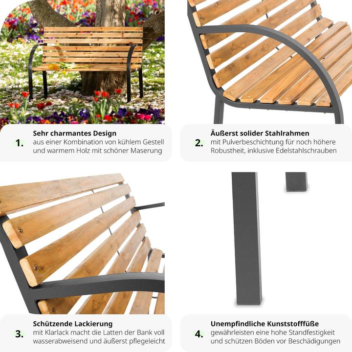 Image du produit tectake Banc de Jardin