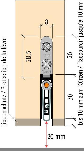 Image du produit Planet Joints de porte abaissés US
