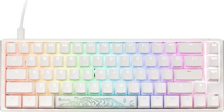 Produktbild Ducky One 3 Classic Black/White Mini Gaming Tastatur, RGB LED - MX-Brown (US) (US, Kabelgebunden)