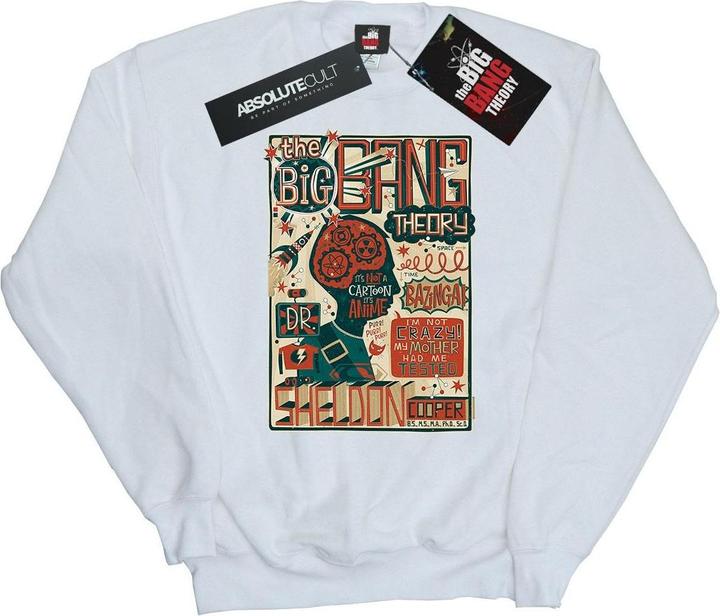 Produktbild Big Bang Theory Infografik Poster Baumwoll Sweatshirt (L)