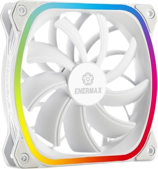 Immagine prodotto Enermax Ventilatore PC SquA RGB Bianco singolo (120 mm, 1 x)
