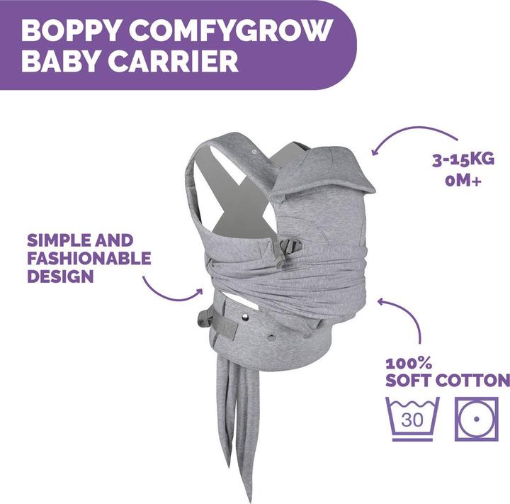 Actual product image Boppy Comfygrow baby carrier -