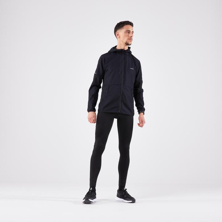 Immagine prodotto Kiprun Giacca da corsa trail running uomo antivento - Run 100 nero (M)