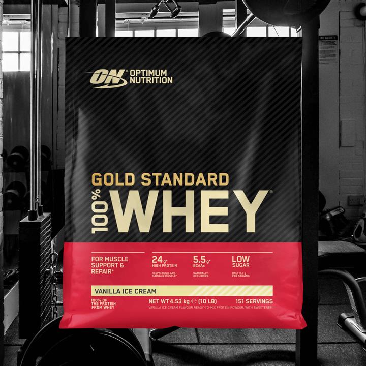 Actual product image Optimum Nutrition 100% Whey Gold Standard (Vanilla, 1 pcs., 4545 g)