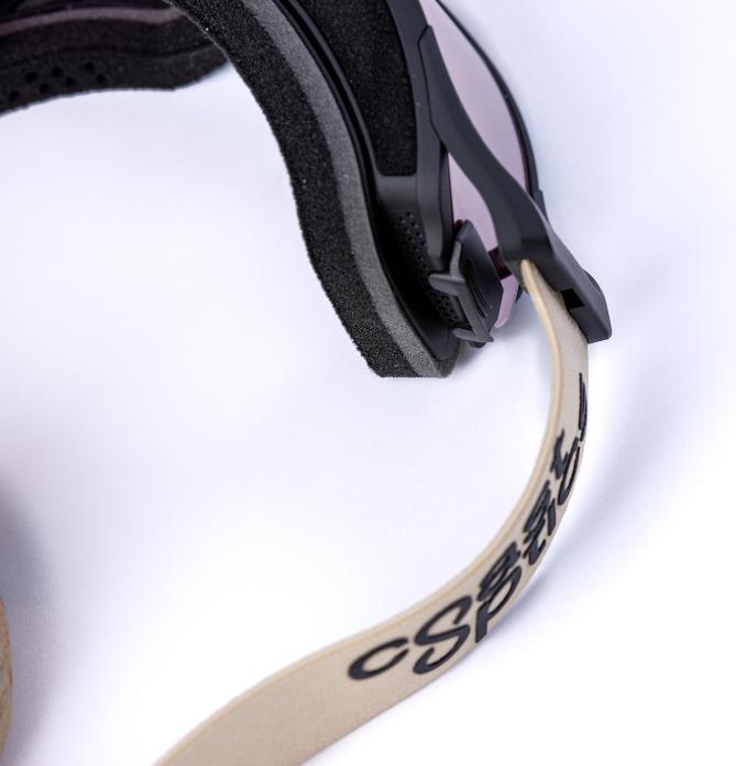 Produktbild Coast Optics Alta 2 Goggle schwarz, Band beige mit Smoke und klarem Glas (Schwarz, Schwarz)