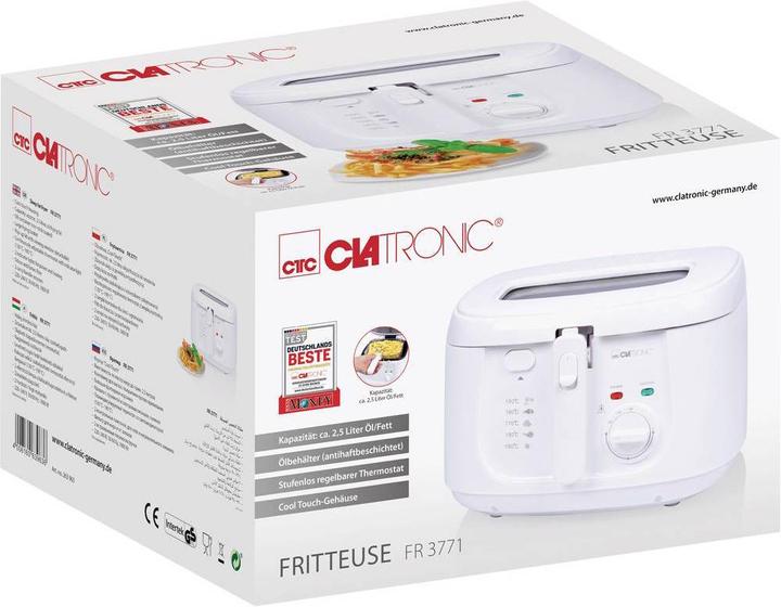 Actual product image Clatronic FR 3771 deep fryer