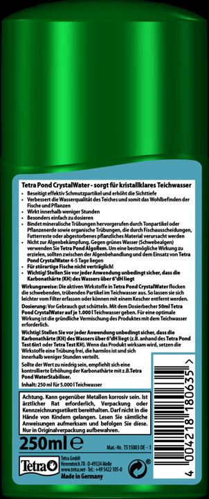 Produktbild Tetra CrystalWater (Wasserpflege Aquarium)