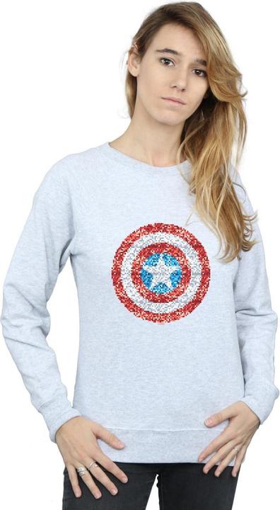 Produktbild Captain America Pixelated Shield Sweatshirt (XXL)