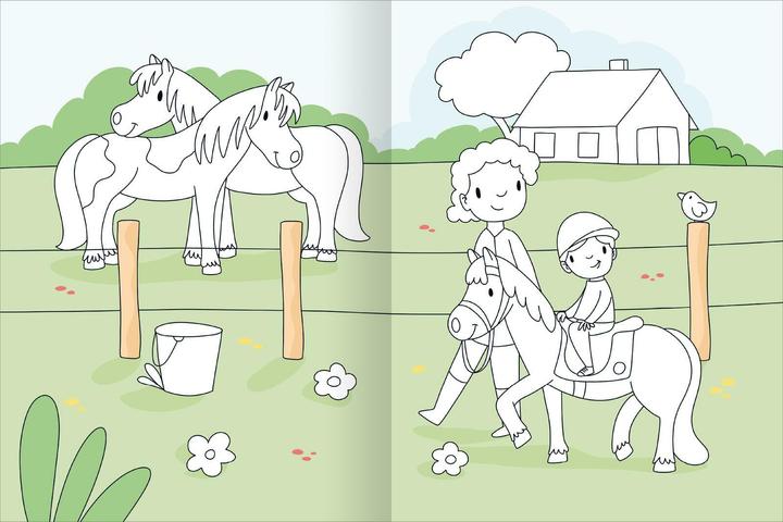 Immagine prodotto Il mio grande libro da colorare - Cavalli e pony
