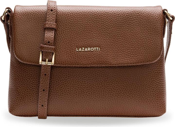 Lazarotti Bologna Leather Umhängetasche Leder 25 cm