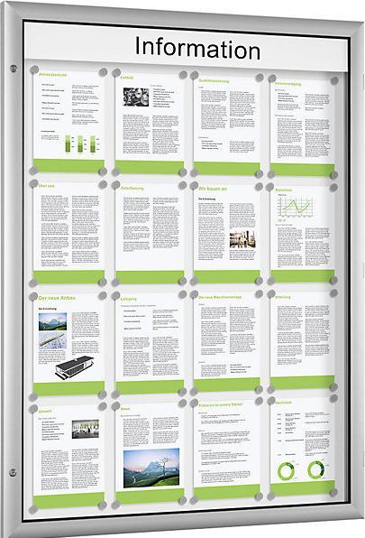 Actual product image Schaar-Design Flat display case (Blackboard, 102.5 x 138 cm)