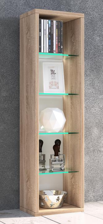 Produktbild VCM Wandregal Hängeregal Wandboard Holzregal "Rasito L" (21 x 14 x 77 cm)