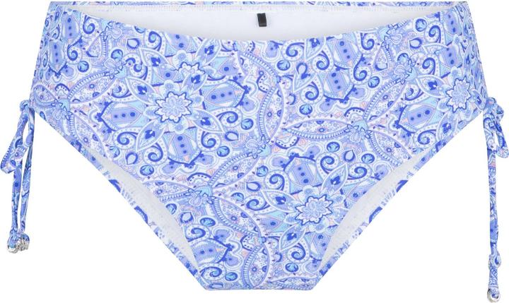 Blue paisley print