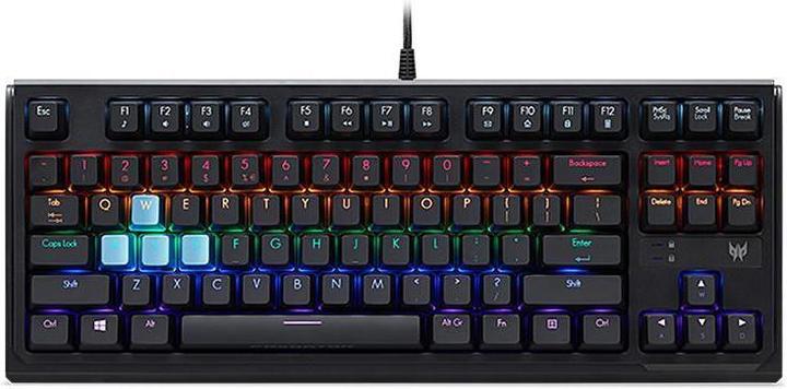Acer Predator Aethon 301 TKL Keyboard USB QWERTY English Black (DE, Cable)