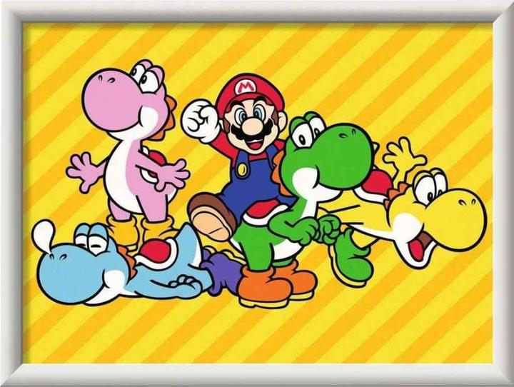 Actual product image Ravensburger CreArt - Painting by numbers - Super Mario