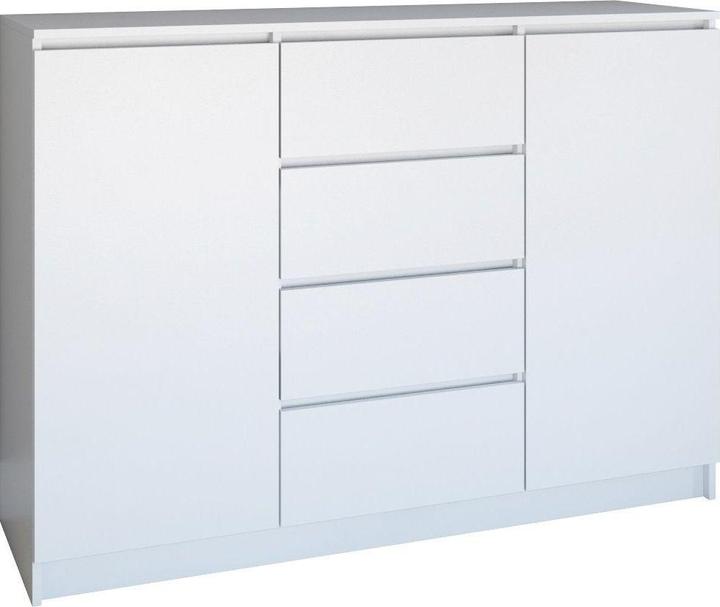 Actual product image Topeshop 2D4S BIEL chest of drawers (120 x 40 x 97 cm)