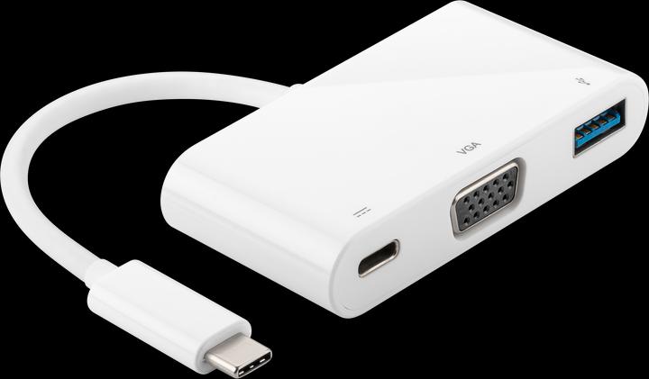 Produktbild Goobay USB-C Multiport Adapter (USB 3.0, VGA, USB 3.1, 17.50 cm)