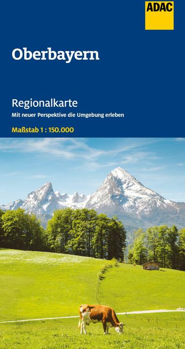 Adac Regionalkarte 16 Oberbayern 1:150.
