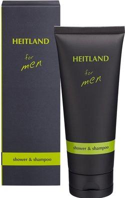 Heitland for men Shower&Shampoo (200 ml, Liquid shampoo)