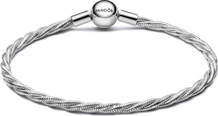 Produktbild Pandora Runder Verschluss Gedrehtes Schlangen Gliederarmband (23 cm)