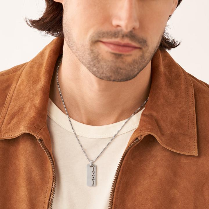 Produktbild Fossil Mens Dress (Edelstahl, Synthetischer Stein, 45 - 50 cm)
